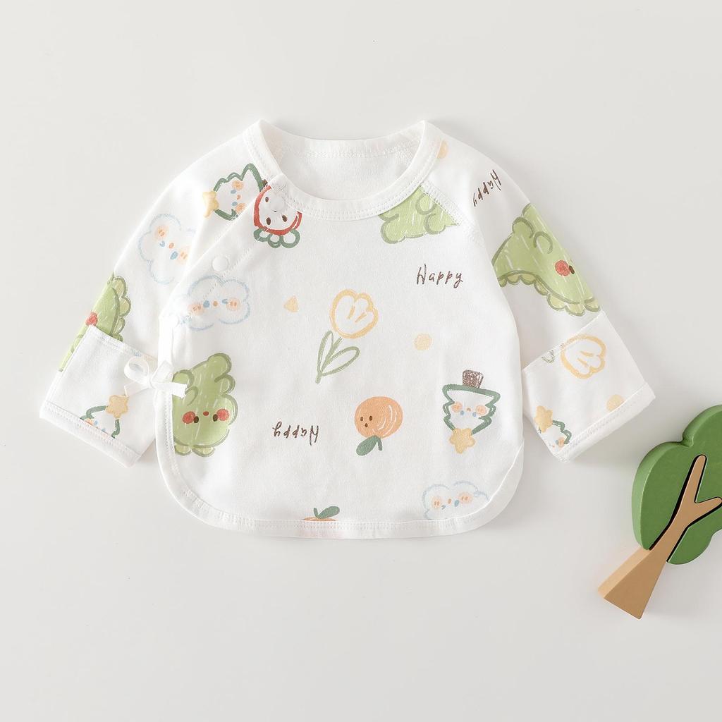 Комбинезон для новорожденных из чистого хлопка с длинными рукавами на весну и осень