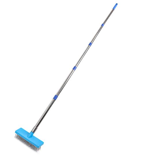 Щетка для чистки из нержавеющей стали Щетка для чистки гальки Щетка для чистки каменной плитки патио и бассейна Наружная щетка для мытья