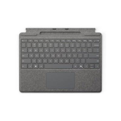 Клавиатура Microsoft для Surface Pro с отсеком для стилуса Испанская QWERTY Платиновый