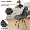 Short Back Dining Curved Chair Cover Jacquard Waterproof Slipcover Dust Cover Thickened Elastic Stretch Bar Seat Covers Room