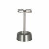 Dulton 4-Hole Toothbrush Holder with Satin Finish, Keeps Your Toothbrushes Clean, Stainless Steel, 120mm Tall, 70mm Diameter (CH03-H92ST)