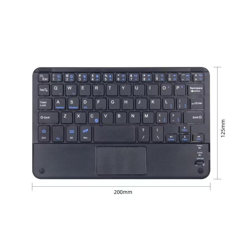 Bluetooth-клавиатура OLOEY 10 дюймов с тачпадом и ARGB-подсветкой