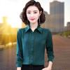 Весна Осень Рубашки Для Женщин Элегантные Повседневные Офисные Дамы Топы С Длинным Рукавом Винтажные Блузки Женские Рубашки