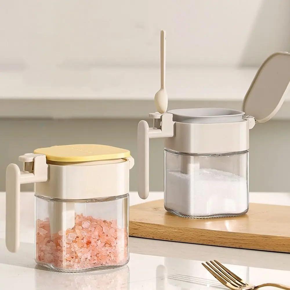 Moisture Proof Seasoning Jar Dustproof Salt Container Practical Sealed Spice Jar  Home Kitchen