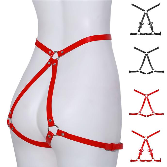 Женский пояс для чулок с подвязками Готический боди Сексуальное нижнее белье Пояс-портупея от талии до бедра Подвязки для бедер Пояс EMA