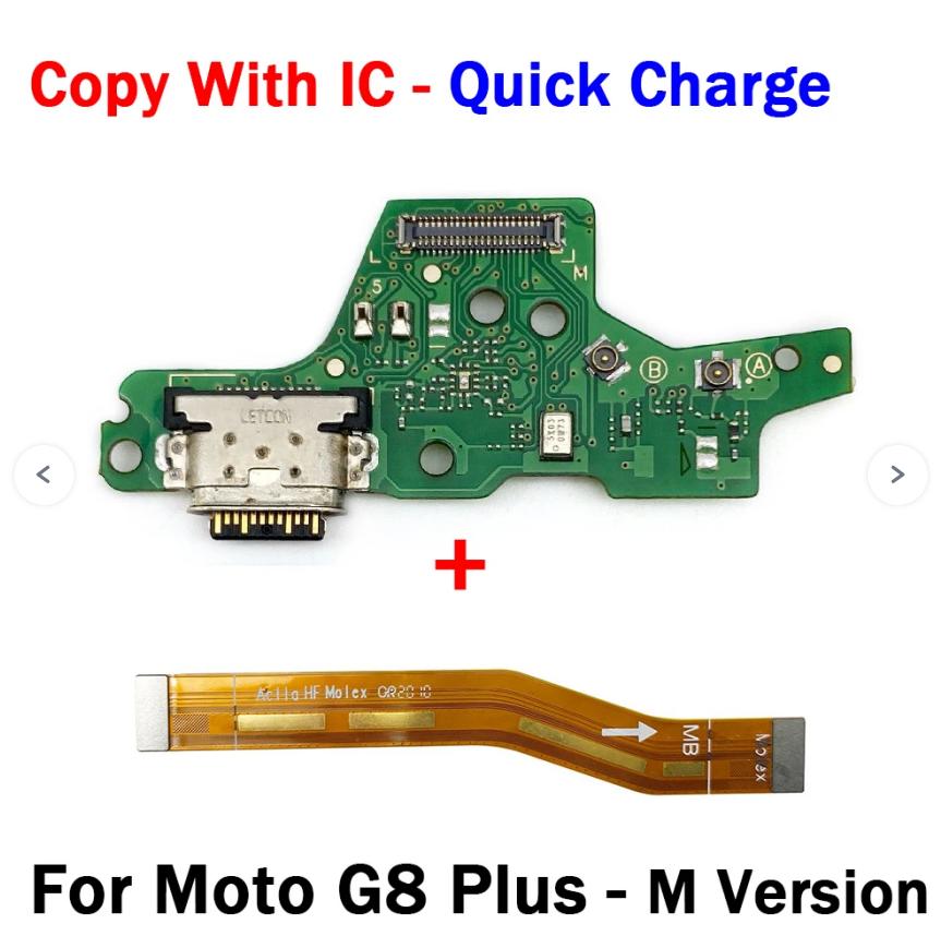 Протестировано для Moto G6 G7 G8 G9 Play Plus Power G11 G111 Плата разъема порта зарядки USB с шлейфом материнской платы