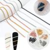 1 коробка металлическая цепочка для украшения ногтей DIY маникюрные аксессуары изысканная красочная цепочка для дизайна ногтей ювелирные изделия для чехла для телефона ожерелье браслет