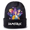 Kids Boys Girls Demon Hunters Rumi Zoey Mira Derpy Printed Knitted Hat Thread Velvet Cap Autumn Winter Warm Knitted Hat