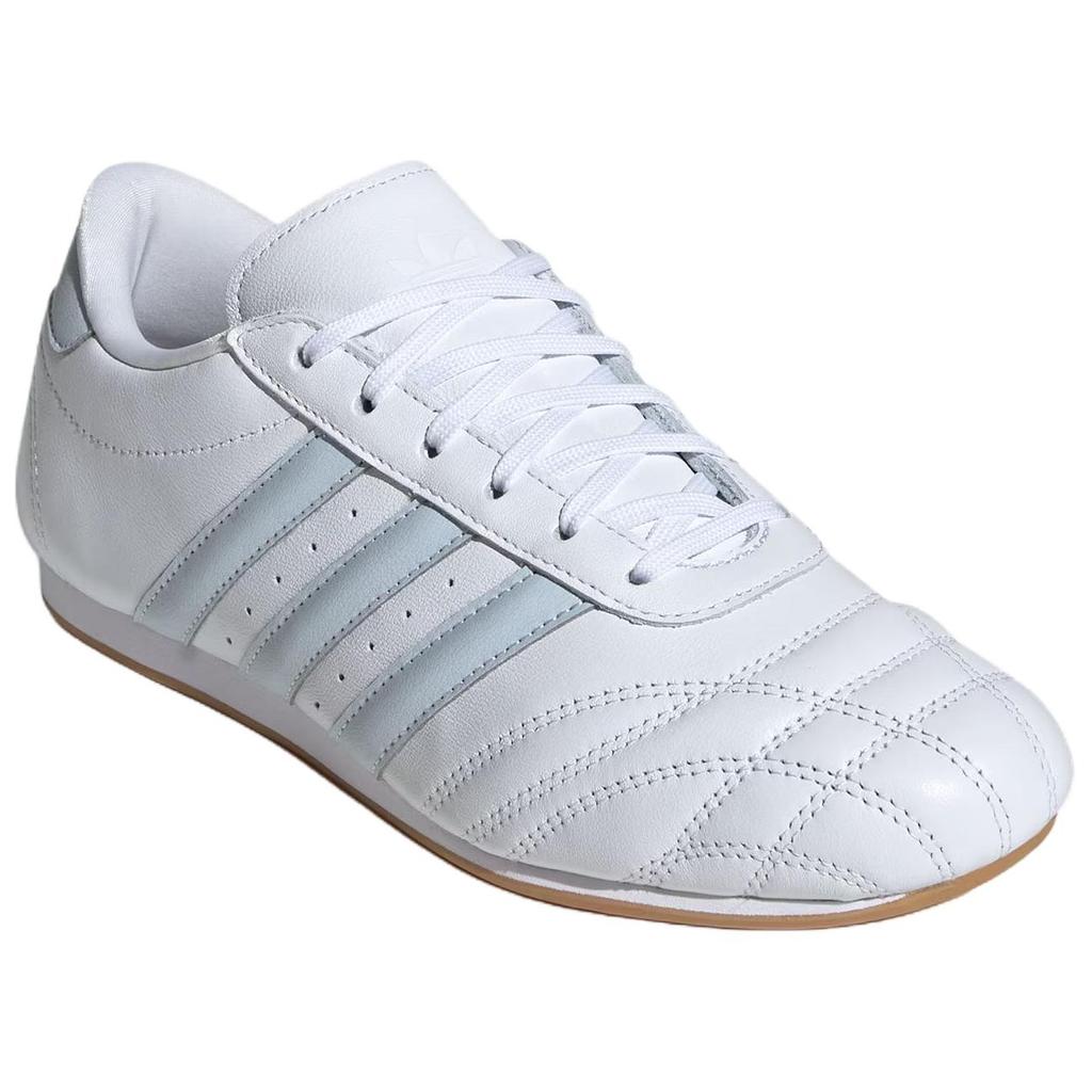 Adidas Оригинальные износостойкие тренировочные кроссовки для тхэквондо с низким верхом, женские бело-синие кроссовки JP8142