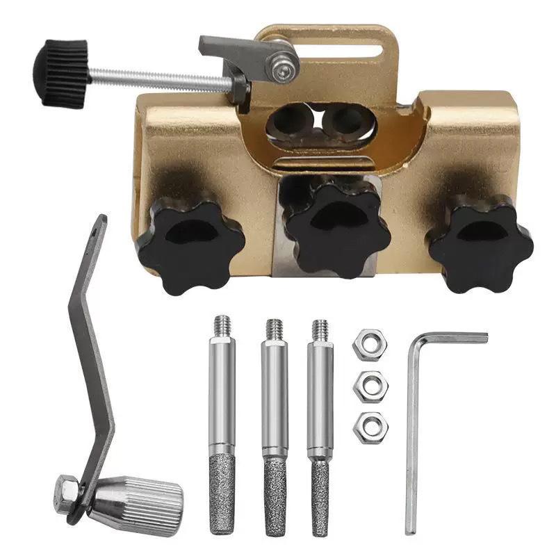Chainsaw Sharpeners For Woodworking With 3 Grinding Heads Manual Chainsaw Chain Sharpener Chain Saws And Electric Saws