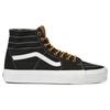 Vans Sk8 Ca Throwback High-Top Skate Shoes Unisex Skate Shoes Black Yellow VN0A7Q62BLK