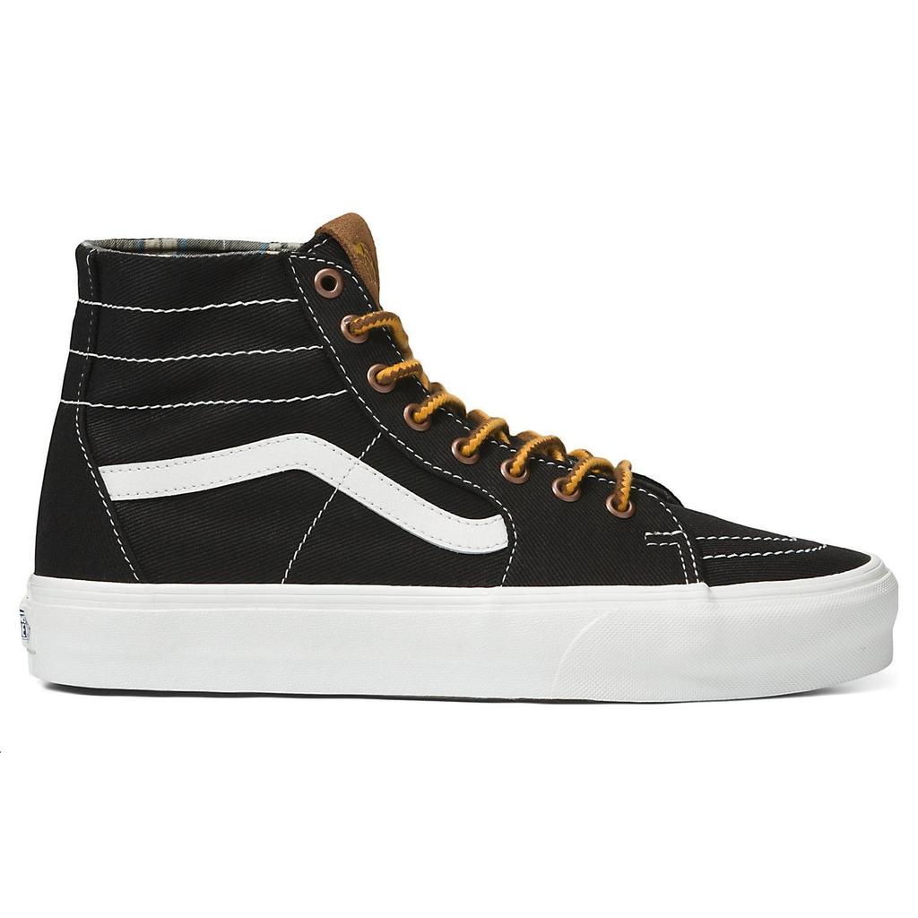 Vans Sk8 Ca Throwback High-Top Skate Shoes Unisex Skate Shoes Black Yellow VN0A7Q62BLK