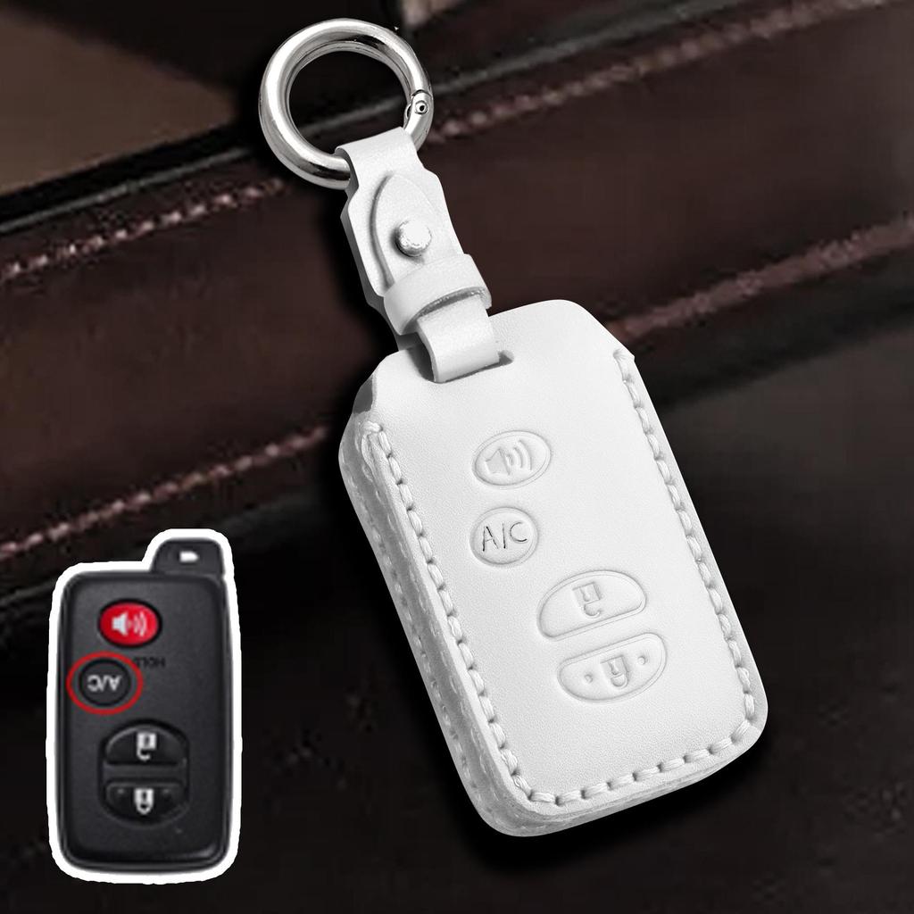 Чехол для ключа из натуральной кожи для Toyota Highlander и Land Cruiser (Старые модели)