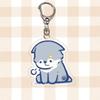 Акриловый вздыхающий брелок для ключей с животным Котенок Панда Брелок Курица Вздыхающий Подвеска Кот Унисекс