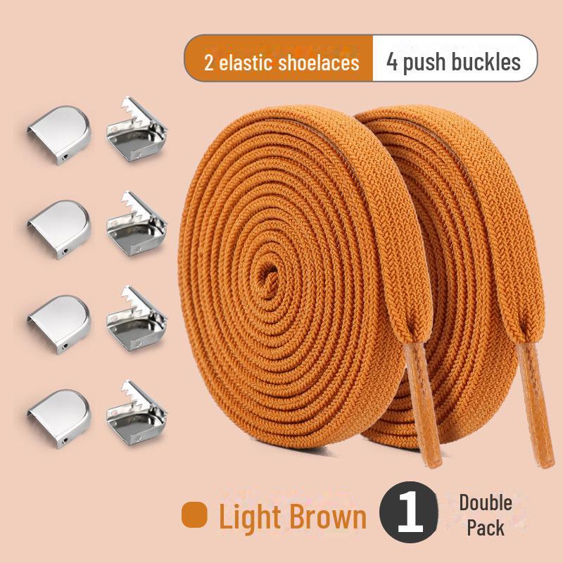 Белая эластичная пряжка для шнурков без завязок для взрослых и детей