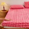 150x200/180x200/200x220 см Коралловая бархатная простыня Покрывало молочный бархатный защитный чехол для матраса Зимнее плюшевое изоляционное покрывало
