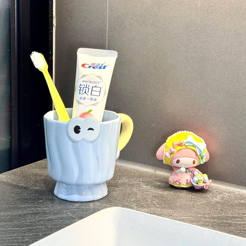 Керамический стакан для полоскания рта, высокоценный бытовой стакан для чистки зубов, парный стакан для умывания, пара стаканов для ванной комнаты, зубная банка, стакан для зубной щетки