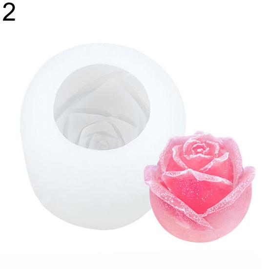 Силиконовая форма с цветком розы, помадка, шоколадный торт, кубик льда, инструмент для изготовления ювелирных изделий