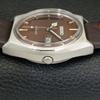 Seiko AUTOMATIC JAPAN MENS VINTAGE BROWN COLOR DIAL WATCH A701443-5 R206b-a701443