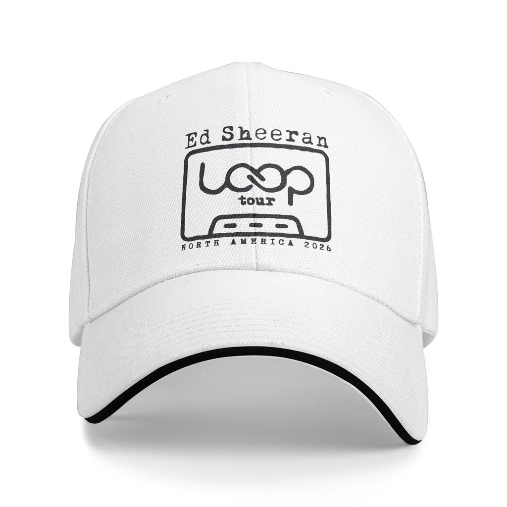 Ed Sheeran Loop Tour North America 2026 Concert Music Tour 2026 Sun Baseball Cap Hip Hop Hats For Unisex Unisex Snapback Cap