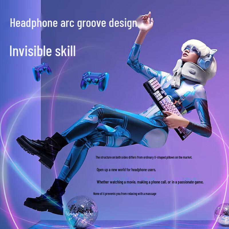 HEZHENG Portable U-shaped Neck Massager