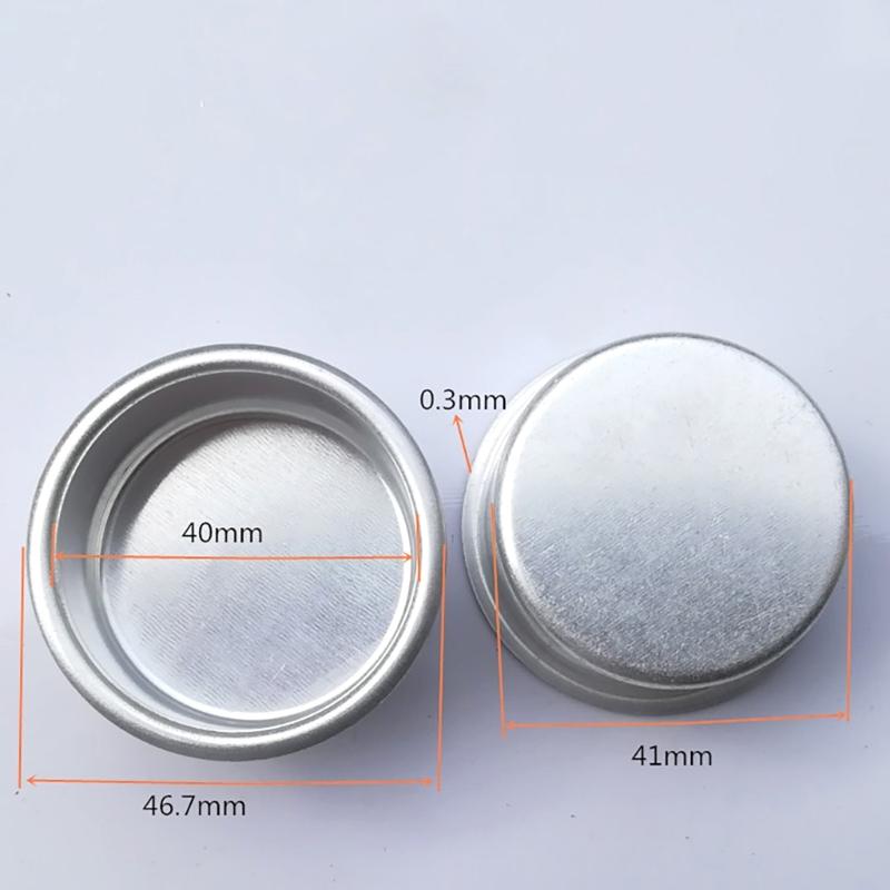 30Pieces Candle Making Kits Aluminum Tins Jars Cups for DIY Scented Candle and Crafts Tealight Round Containers Mold