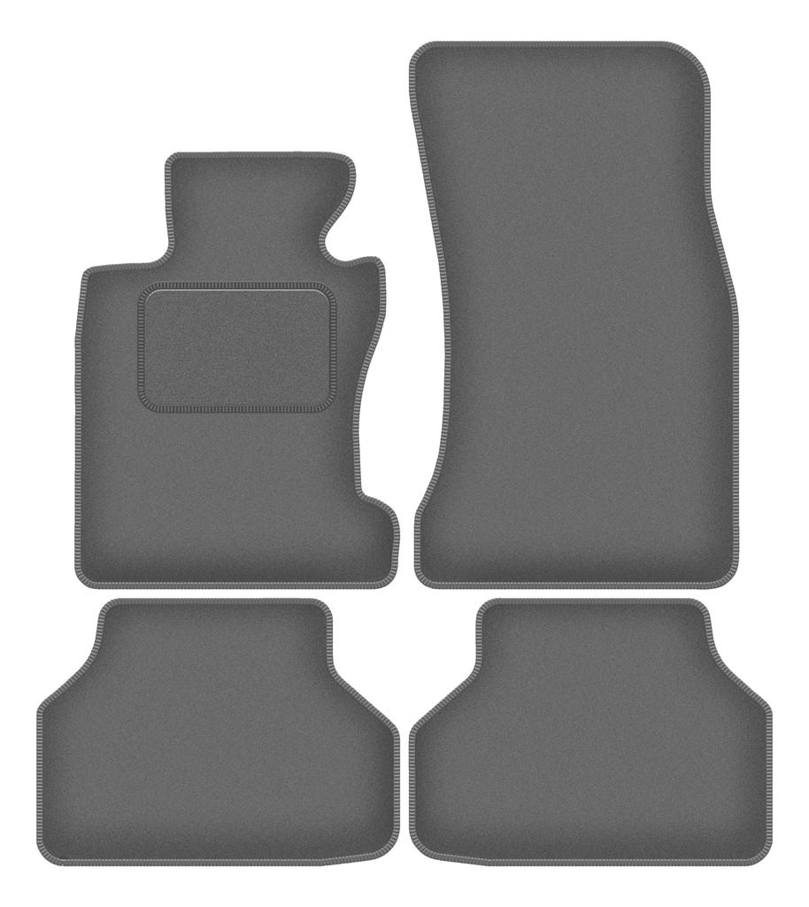 Velour graphite car mats for: BMW 5 E60 xDrive (2003-2010)