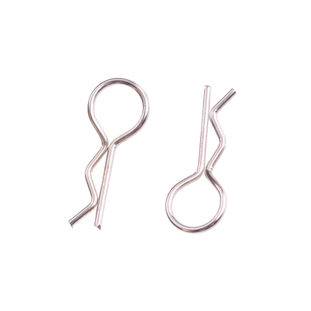 Spare Part for Auto Car Trunk Stainless Steel 1/10 Model Clips Body Shell Bolt Clip Pin