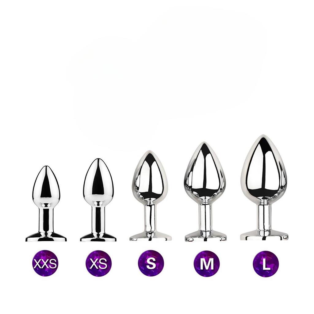 Мини Анальная пробка Игрушки для взрослых Для мужчин Женщин Анальная пробка Металл Эротика Интимная Эротика Секс-игрушки Пары Товары для взрослых XXS XS SML
