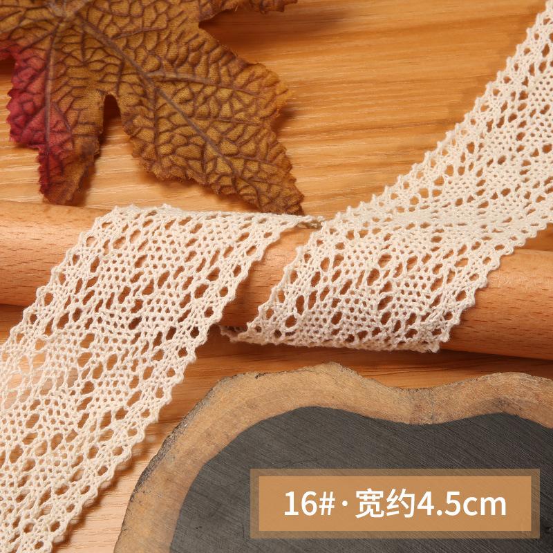 Полое кружево ручной работы своими руками Декоративный кружевной ремешок Одежда Скатерть Шторы Ткань Материал Хлопковая нить Кружевной край