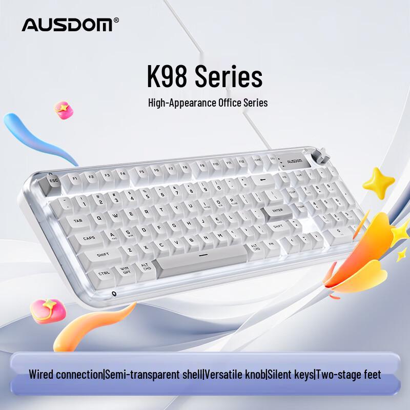 AUSDOM K98 98-Key Keyboard