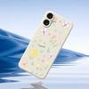 For iPhone 17 Case Small Flowers Pattern Printing Straight Edge TPU Phone Back Cover