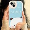 Милый чехол для телефона Bubu Dudu для iPhone 16 15 14 13 12 11 Pro Max Plus Ударопрочный кожаный чехол