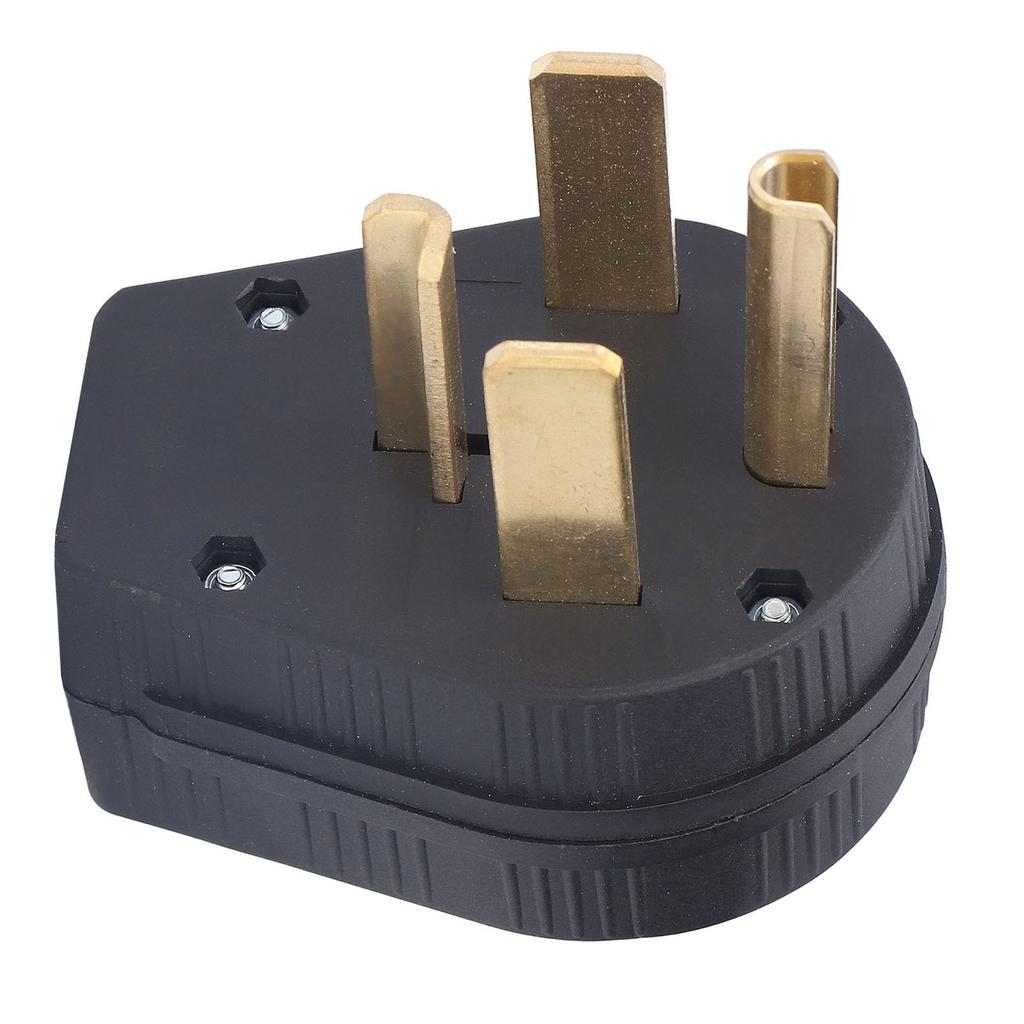 4-отверстие промышленная вилка PA66 пластиковая латунная прямая силовая вилка разъем 30A 125V 250V