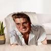 Elvis Presley's Iconic Jacket Blanket Durable Comfort Suitable for Picnics Livingroom Seaside All-Season Use Digital Print