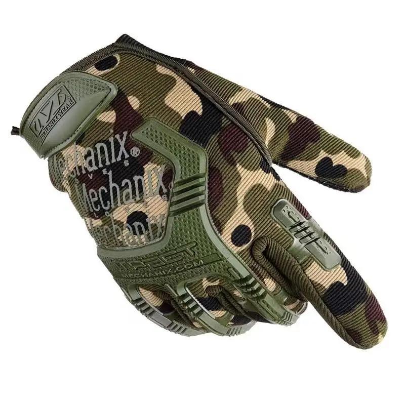 Full-finger Protective Gloves Outdoor Sports Cycling Mountaineering And Training Anti-slip Wear-resistant Camouflage Gloves