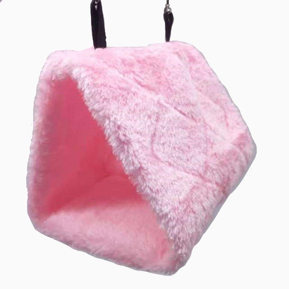 Newest Budgie Plush Pet Bird Parrot Warm Hammock Cage Hanging Cave Hut Tent Bed Winter Bird's-nest