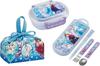 Skater Frozen 25 Antibacterial Dishwasher Safe Soft Lid Tight Lunch Oval 360ml Trio Set Lunch Drawstring Frozen Princess Kids Tight Lock Lunch Set