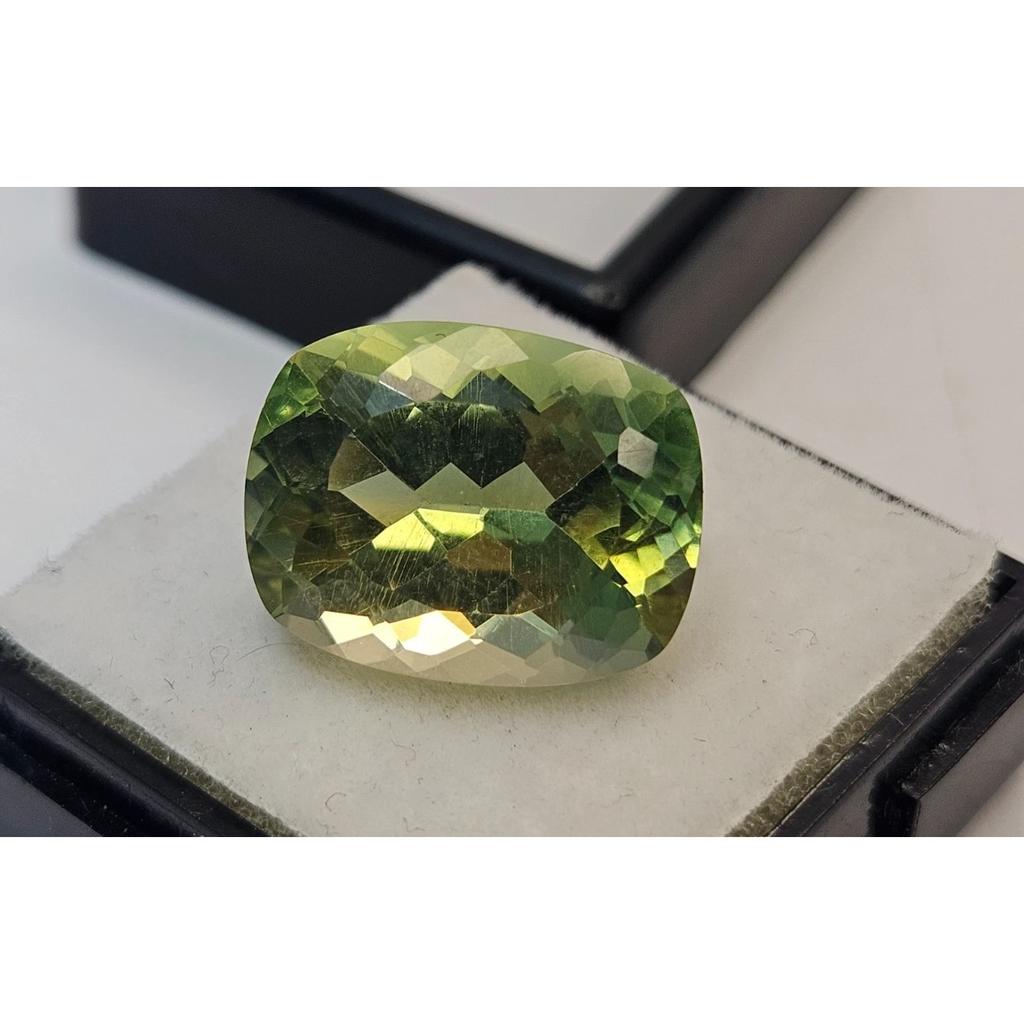Tourmaline Bi-Color Cushion Cut 10-12 Ct Stunning Loose Gemstone