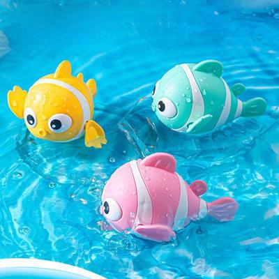 Заводные игрушки для ванной «Рыба-клоун» для детей