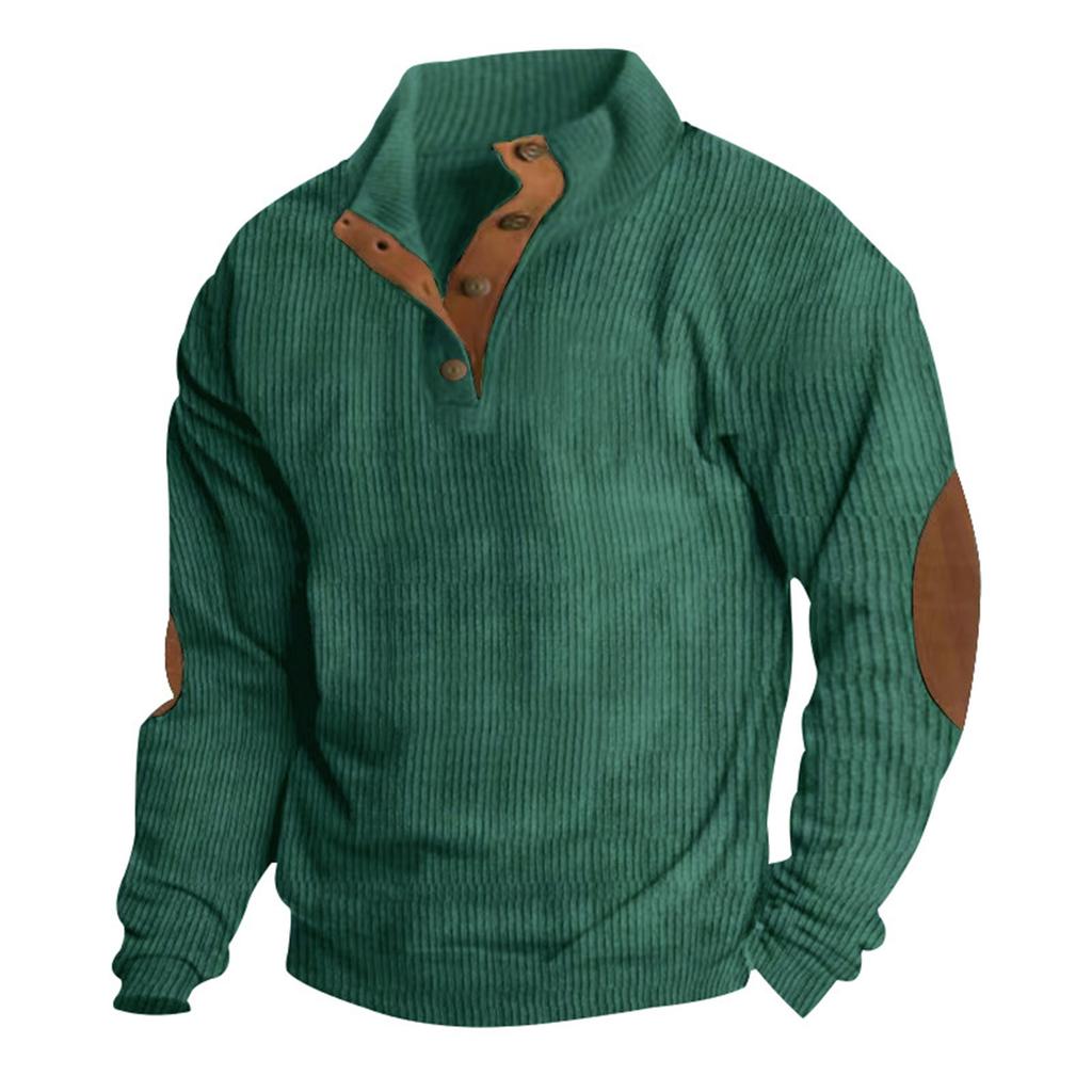 Spring And  Men's Standing Collar Sweatshirt Is Outdoor Casual Sweaters Tops