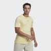 Adidas Внутренняя футболка с логотипом Pure Color Sport Casual с круглым вырезом и коротким рукавом, мужская футболка, желтый цвет HJ9807