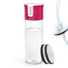 Brita Water Bottle Portable Water Purification Bottle 600ml Pink with 2 Micro Disc Filters Genuine [Japanese Product]