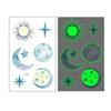 Little Sexy Cute Tattoo for Women Glowing Dark Taty Waterproof Fake Tatoo Luminous Tattoo Stickers Body Art Cartoon Tattoo