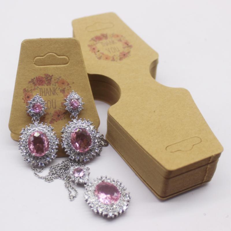 4,5x12 см набор из 50 украшений бумажная карточка ожерелье/браслет/аксессуар для волос этикетка для демонстрации