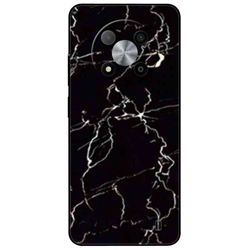 For ZTE Blade A73 5G Case Silicone Tiger Cat TPU Black Bumper Para for ZTE BladeA73 A73 5G Phone Cover Soft Protective Coque