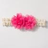 New baby lace headband cute chiffon flower children's headscarf thin comfortable baby hair accessories