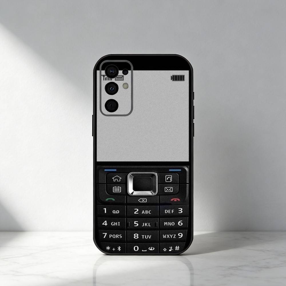Креативная мобильная калькуляторная печать Чехол для телефона для Samsung S25, S24, S21, S22, S23, S30, Ultra, S20, Plus, Fe, Note, 5G Черный чехол