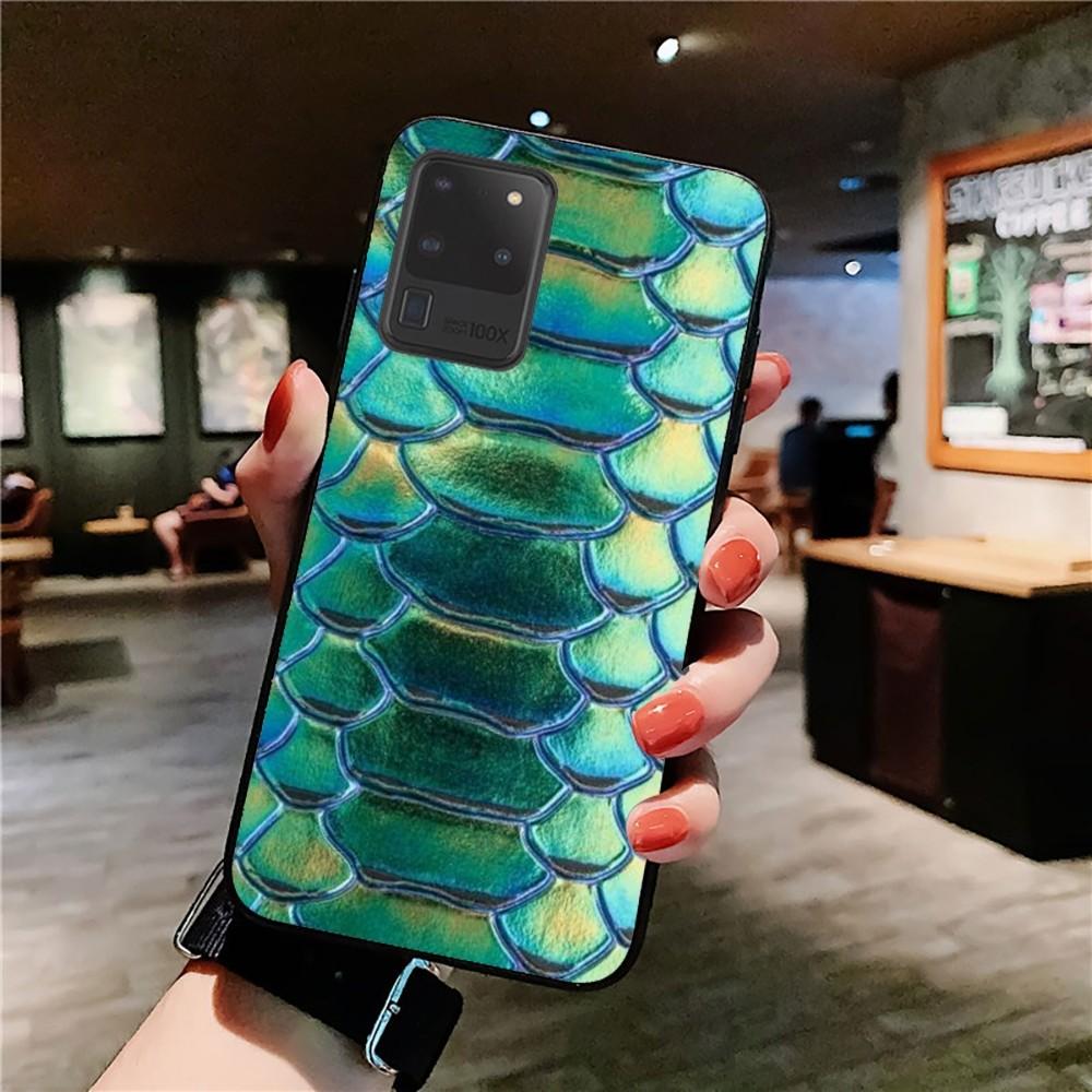 Чехол для телефона под змеиную кожу для Samsung S 9 10 20 21 22 23 30 23 24 plus lite Ultra FE S10lite Fundas