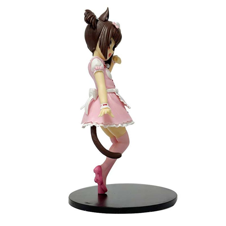 НОВАЯ 18СМ Фигурка Кошка-Горничная из Аниме NEKOPARA Шоколад Ваниль Милый Красивый Стиль Кошки Модель ПВХ Статическая Детские Игрушки Коллекционная Подарок